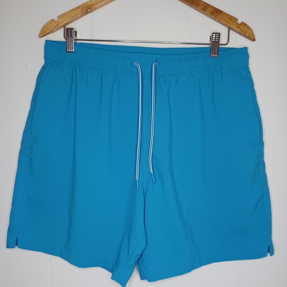 Abercrombie & Fitch Teal and Black Relaxed Shorts